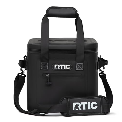 RTIC Ultra-Tough Soft Cooler 12 Can, Insulated Bag Portable Ice Chest for Lunch, Beach, Drink, Beverage, Travel, Camping, ...
