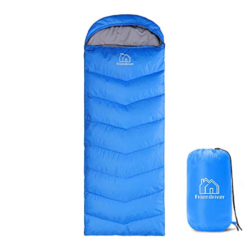 Friendriver XL Size Upgraded Version of Camping Sleeping Bag 4 Seasons Warm and Cool, Lighter Weight, Adults and Children ...