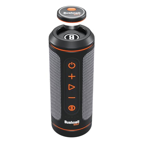 Bushnell Golf Wingman 2 GPS Bluetooth Speaker | Audible Distances, Magnetic Cart Mount, Custom Sound Bites, TWS Pairing & ...