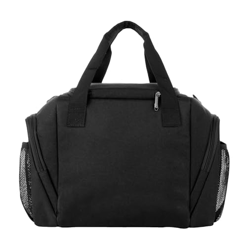 Wolverine Duffel Coolers | 30 Can Capacity | Insulated | Reusable | Heavy Duty | Adjustable | Travel | Worksite | Outdoor | Tailgating | Durable | Polyester Canvas | Large Capacity - Black