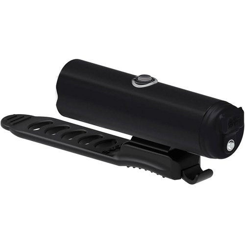 LEZYNE Classic Drive XL 700+ Bicycle USB-C Rechargeable IPX7 White LED Front Light w/Multiple Solid & Flash Modes | Integrated Versatile Strap Mount Compatible with Handlebars, 700 Lumens, Satin Black