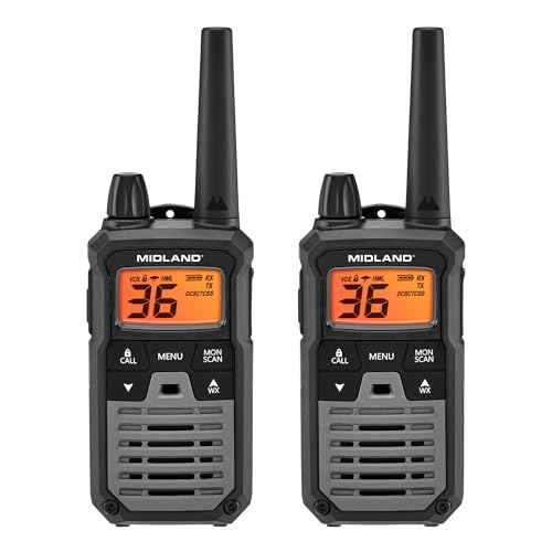 Midland T290VP4 High-Powered GMRS Two-Way Radios | Long-Range Communication with 36 Channels & 121 Privacy Codes | Durable, Water-Resistant Design for Outdoor Adventures