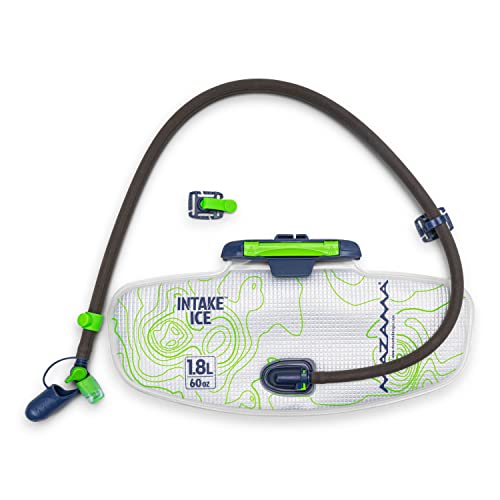 Rimrock Lumbar Hydration Hip Pack with 1.8L Intake ICE Insulated Water Reservoir, Fanny Pack Waist Bag Hiking Walking Runn...