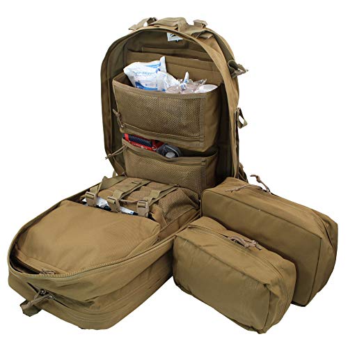 Luminary Stomp Medical Backpack Fully Stocked First Aid Trauma Kit Special Operations Pack Medical Bug Out Bag for EMS/EMT...