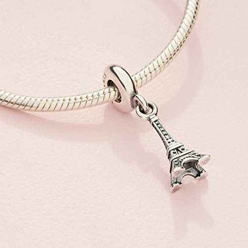 PANDORA Jewelry Eiffel Tower Sterling Silver Charm, No Box