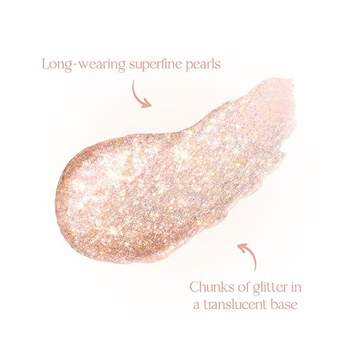 dasique Starlit Jewel Liquid Glitter (04 Rose Quartz) | Twinkle Glitter Shadow | Korean Makeup | Shimmer Eye Make Up | Eye...