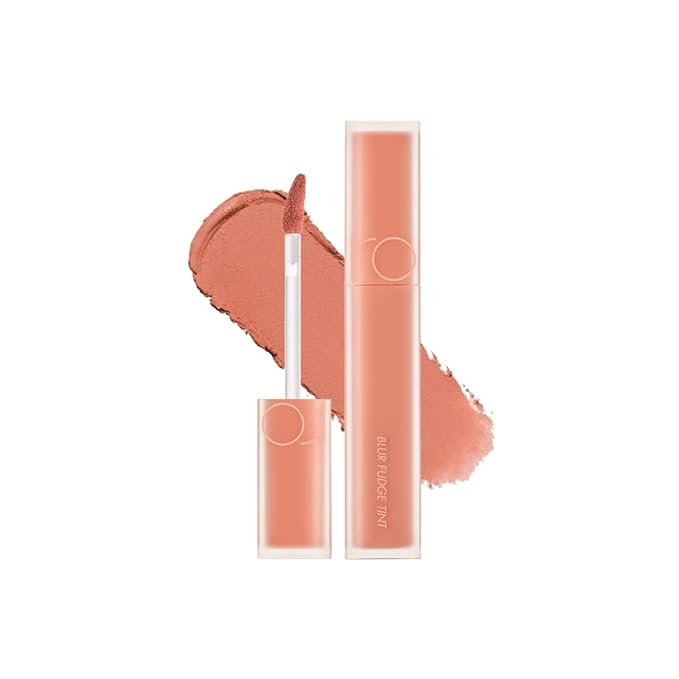 rom&nd BLUR FUDGE TINT 13 COOLING UP - K-Beauty Soft Matte Lip & Cheek Cream for Blurred Effect, Long-Lasting & Non-Drying Velvety Finish
