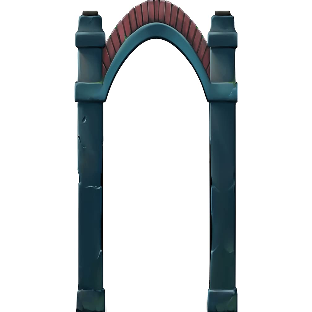 SP12605 Cemetery Arch Gate Halloween Party Prop Cardboard Cutout Standee Standup