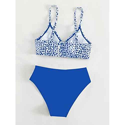 SOLY HUX Girl's Floral Print Bikini Bathing Suits 2 Piece Swimsuits