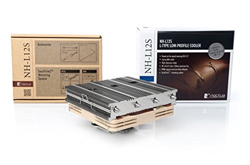 Noctua NH-L12S, Premium Low Profile CPU Cooler with Quiet 120mm PWM Fan (Brown)