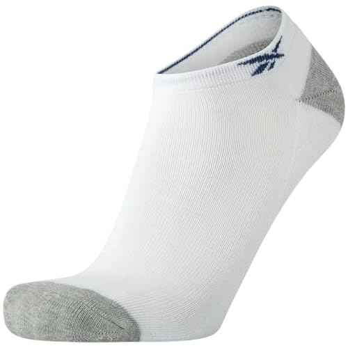 Reebok Men's Low Cut Socks - 12 Pack Performance Cushion Comfort No Show Socks - Breathable Athletic Socks for Men (6-12.5)