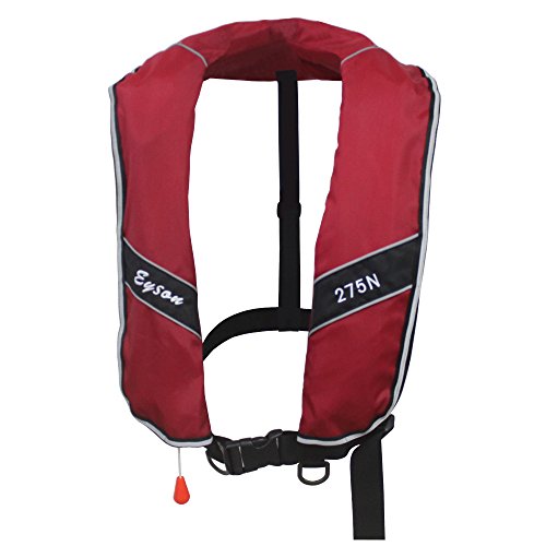 Premium Quality Manual Inflatable Life Jacket Classic Design Life Vest Inflate Survival Aid PFD 275N Buoyancy XXXL Size fo...