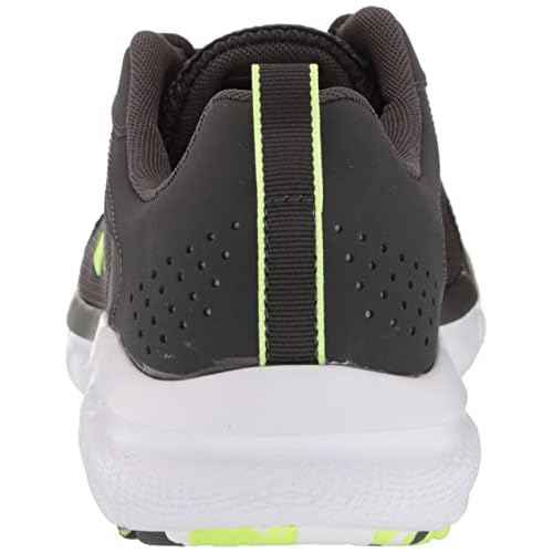 Under Armour Men's Charged Assert 9 Marble, Jet Gray/Quirky Lime, 12 Medium US