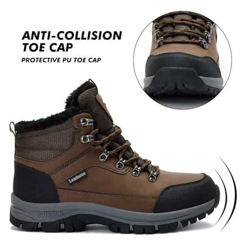 Water Resistant Boots for Woman Warm Comfortable Trail Non-Slip Camping Snow Hiking Boots