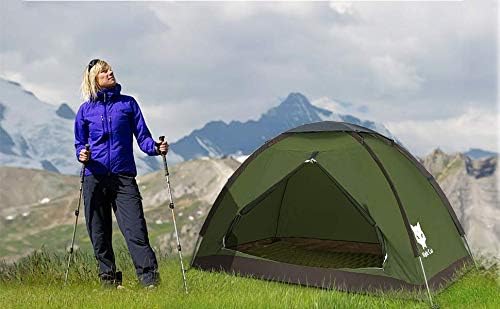 Night Cat Backpacking Tent for One 1 to 2 Persons Lightweight Waterproof Camping Hiking Tent for Adults Kids Scouts Easy S...