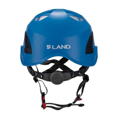 Land Helmets ClimbPro Helmet EN 12492 Vented for Rock Climbing – Durable, Lightweight Shell, Adjustable Chin Strap, Perfec...