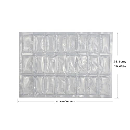 SprotEmblema 2 PCS Flexible Ice Mat for Food Cooling - Leakproof Gel Ice Sheet, Cuttable & Foldable Cooler Pad for Lunch B...