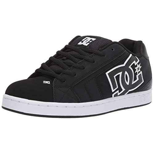 DC Men's NET Shoe, Black/Black/White, 9 D US
