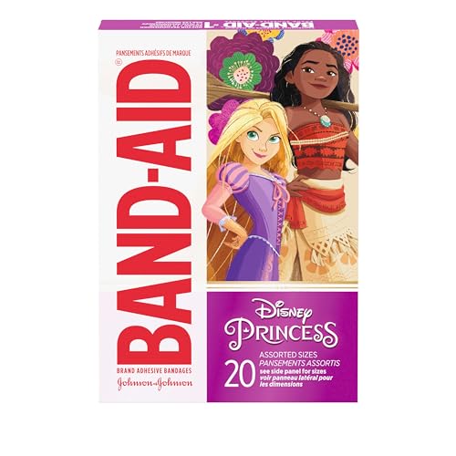 Band-Aid Brand Adhesive Bandages for Minor Cuts & Scrapes, Wound Care Featuring Disney Princess Characters, Fun Bandages f...