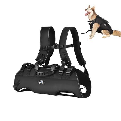 wakytu Dog Backpack Carrier for Medium Dogs Emergency Backpack, Old, Disabled, Joint Injuries, Arthritis, Rehabilitation C...