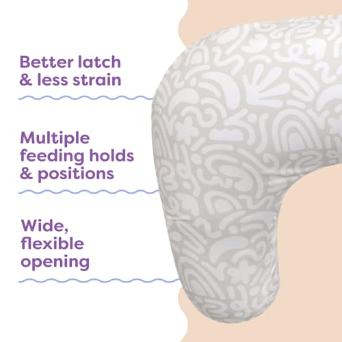 Boppy Nursing Pillow - Firm, Ergonomic U-Shaped Bottle and Breastfeeding Pillow with High Lift for Comfort and Support, Sp...