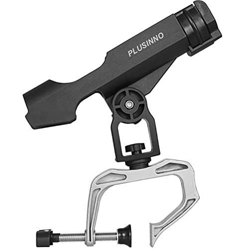 PLUSINNO Telescopic Fishing Rod and Reel Combos Full Kit, Fishing Boat Rods Holder