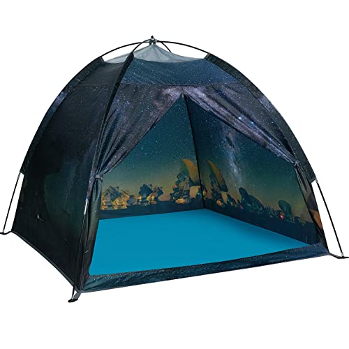Mnagant Kids Play Tent-61”x61”x45”Imaginative Play Popup Tent Space World Tent for Kids Indoor/Outdoor Fun-Kids Galaxy Dom...