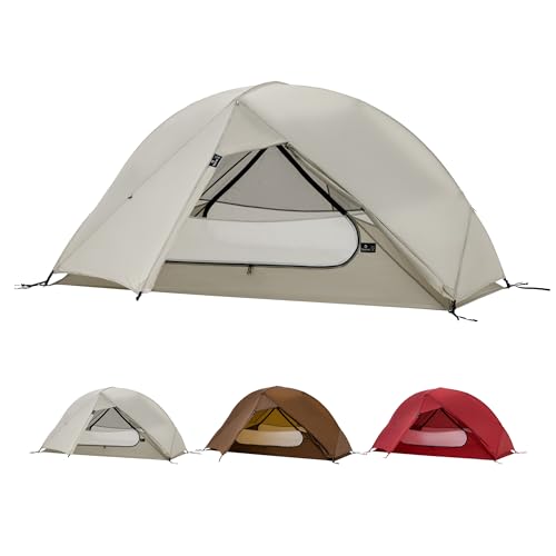 Thous Winds Camping Tent, 1 Person Lightweight Tent for Backpacking, Ultralight Easy Setup Waterproof Camping Tent, for Ou...
