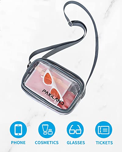 Clear Bag for Stadium Events, Clear Purse with Removeble Strap, Stadium Bag for Sporting Work Festival and Concert