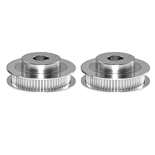 Zeberoxyz 2PCS Set GT2 Synchronous Wheel 20&60 Teeth 8mm Bore Aluminum Timing Pulleys with 2PCS Length 200mm Width 6mm Bel...