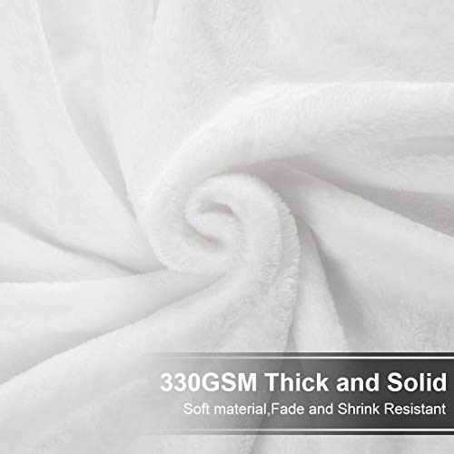 Soft Queen Size Blanket All Season Winter Warm Microplush Lightweight Thermal Fleece Blankets for Couch Bed Sofa,90x90 Inc...