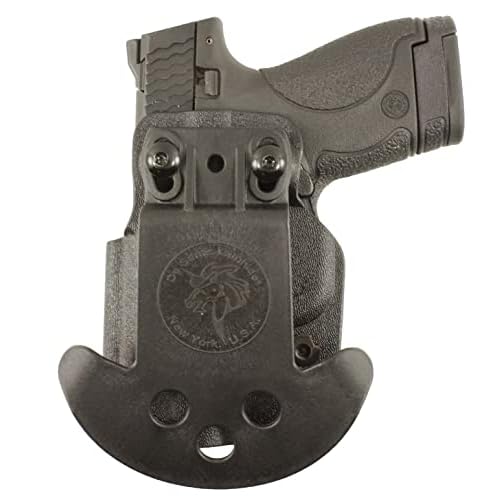 DeSantis Cazzuto OWB Holster - Compact Holster OWB, Open Carry Paddle Style for Men & Women, Quick Draw, Lightweight, Adjustable with Belt Slot Attachment