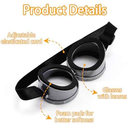 Costume Accessories Adult Steampunk Goggles Glasses Yellow Beanie Knit Hats