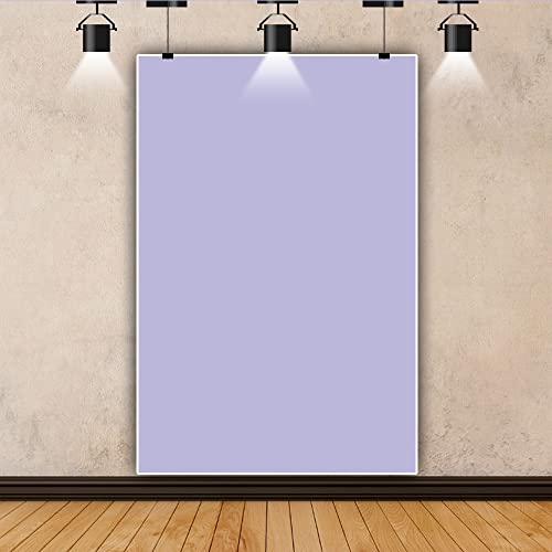 Renaiss 3x5ft Pure Violet Backdrop for Photoshoot Portrait Solid Color Monochrome Light Purple Screen Photography Backgrou...