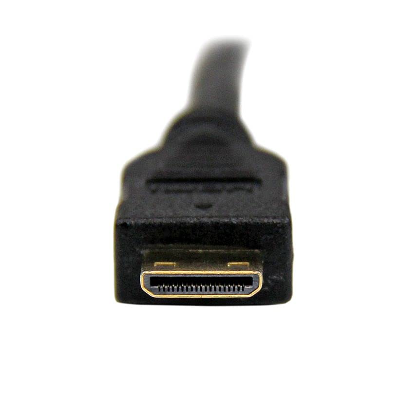 Startech Hdcdvimm1M 3-Ft Hdmi Video Cable, Black