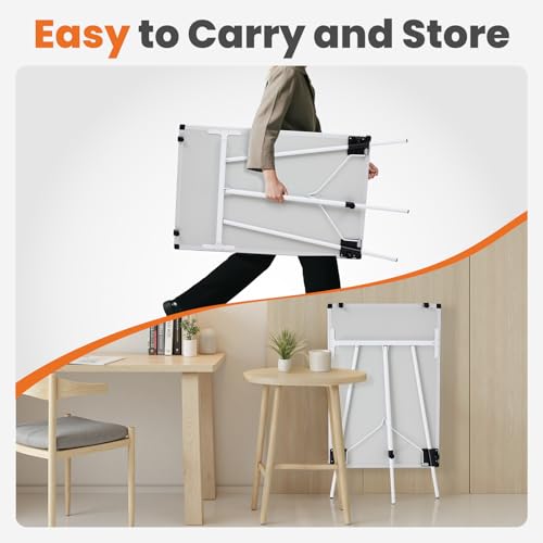 Sweetcrispy Whiteboard Easel 36 x 24 Inches, Magnetic Dry Erase White Board, Portable Boards Height Adjustable, Dry Erase ...