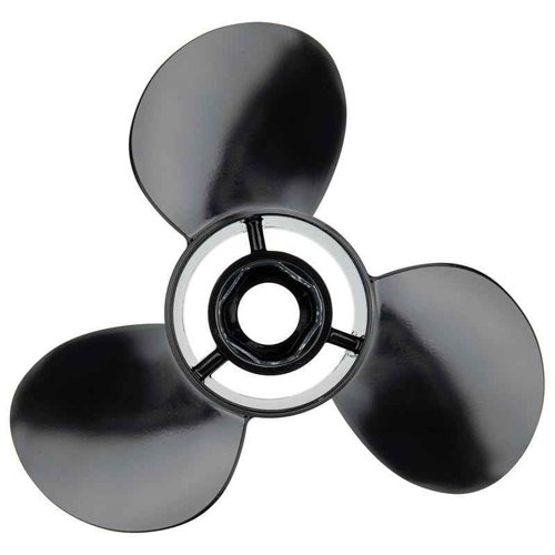 Qiclear 14 1/2 x 19 Pitch 48-832830A45 Rubber Hub Aluminum Boat Outboard Moto Propeller fit Mercury Engines 135-300HP&Mercruiser Alpha One Propeller, Hub Kits Included, 15 Spline Tooth,RH
