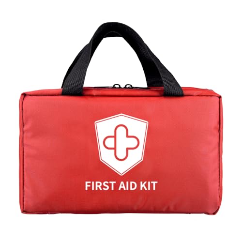 Kitgo First Aid Kit with Hospital Grade Medical Supplies, 220pcs Emergency Medical Trauma Kit, Gift for Dad Husband Great ...