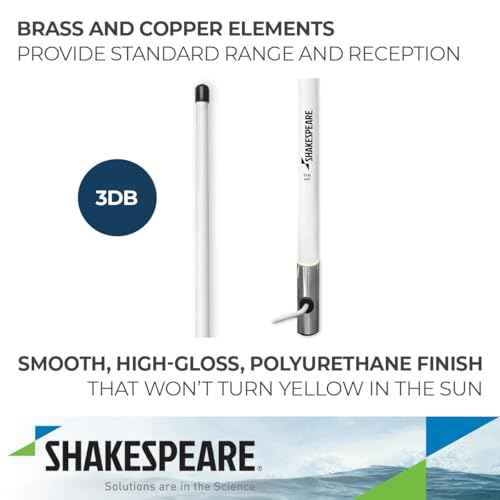 Shakespeare 4' Centennial VHF Antenna, White