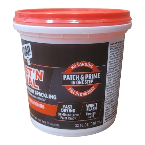 DAP Fast 'N Final Ready to Use White Lightweight Spackling Compound 1 qt.