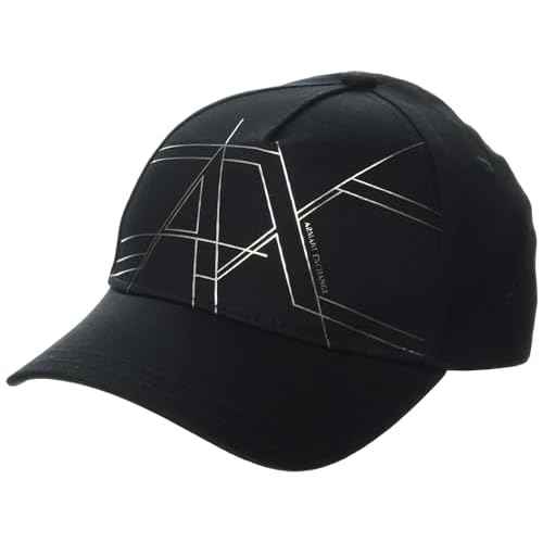 Armani Exchange Mens Metallic Logo Hat