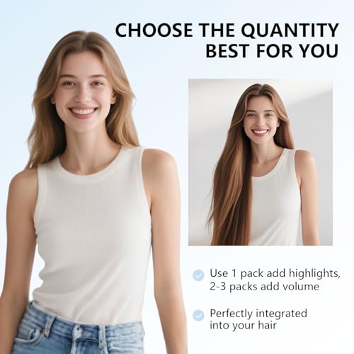 COOKAYU Real Human Hair Clip in Hair Extensions, Remy Hair Clip in Hair Extensions, Platinum Blonde Hair Thick Silky Straight Real Human Hair, 16inch 120g 7Pcs