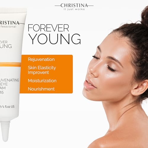 -CHRISTINA- Forever Young Eye Cream with SPF 15 | Cream with Vitamin K Hydrates, Rejuvenates, Revitalizes the Skin 30ml