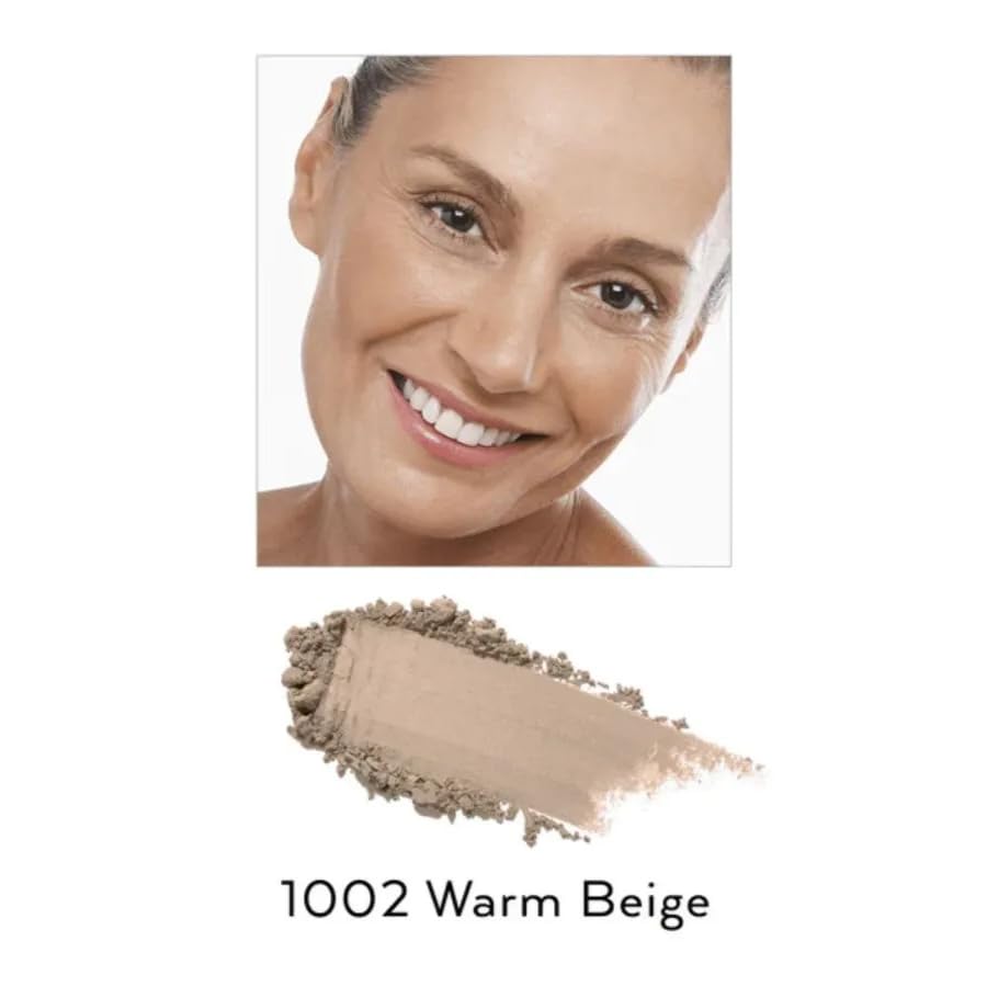 Emani Flawless Matte Powder Foundation Makeup for Sensitive Skin, Natural Mineral Foundation Compact with Buildable Coverage, Oi