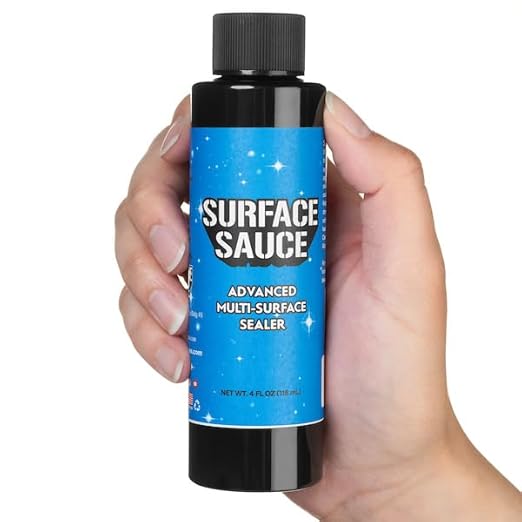 Surface Sauce - Nano-Ceramic Multi-Surface Sealer/Restores & Protects Stainless Steel, Wood, Painted Metal & Plastics - Long Lasting, Easy Clean Shine, Chemical and Scratch Resistant
