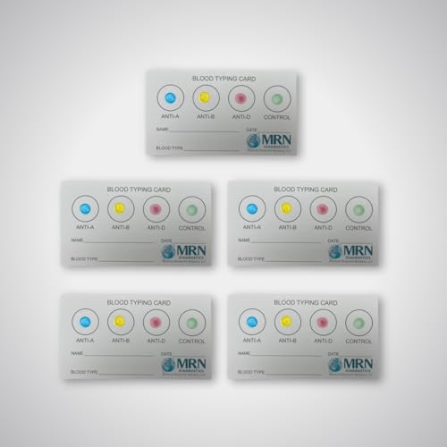 MRN Diagnostics Blood Typing Kit: 5-Pack