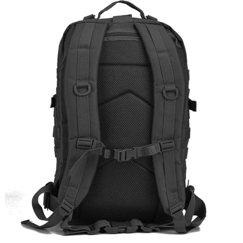 REEBOW GEAR Tactical Backpack for Men Army Molle Military Style Assault Pack Bug Bag Backpacks Daypack (40L Black)