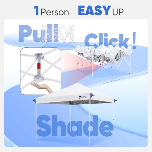 Sekey 10x10 Pop Up Canopy with One Push Setup-Easy Up Canopy with 99% UV Blocking - Instant Outdoor Sun Shade for Events, ...