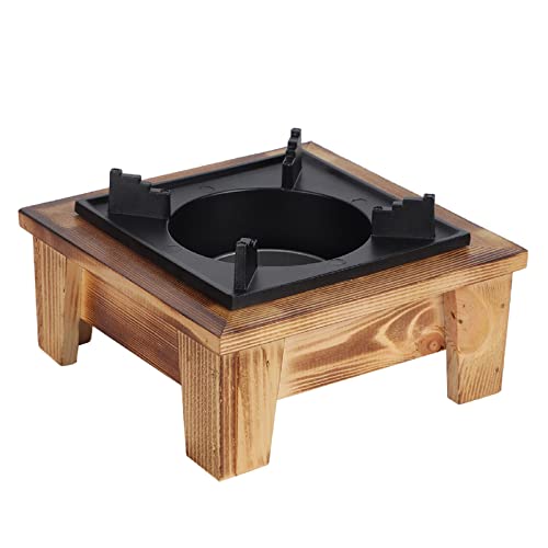 Jerliflyer Alcohol Wood Stove,Japanese Portable Stove Belly Stove for Outdoor Picnic for Soup Pot Roasting Pan Kettle