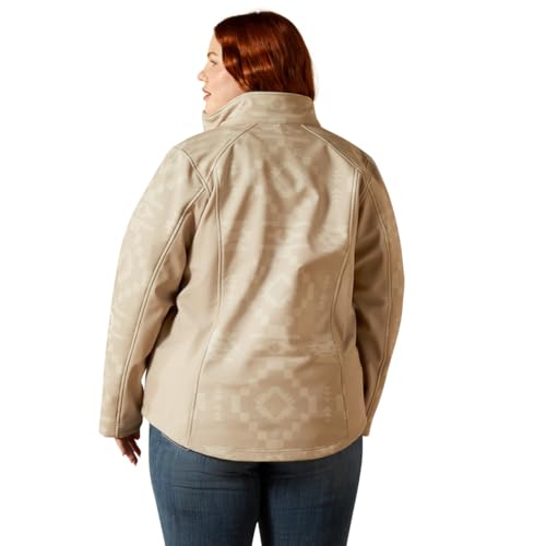 ARIAT womens Ariat Logo Softshell Print Jacket